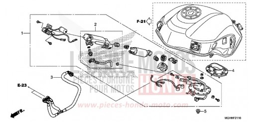 FUEL PUMP VFR1200XDH de 2017